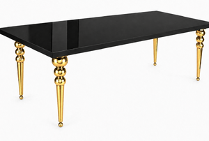 Brooklyn Black and Gold Legs