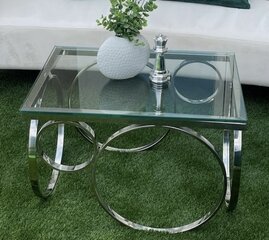 Grace End Table - Silver