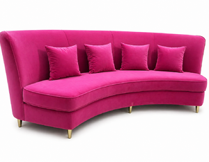 Kelis Lounge Sofa - Hot Pink