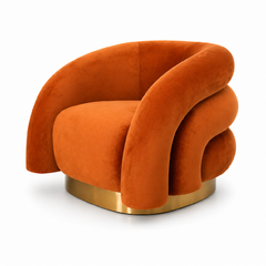 Priya Chair - Burnt Orange